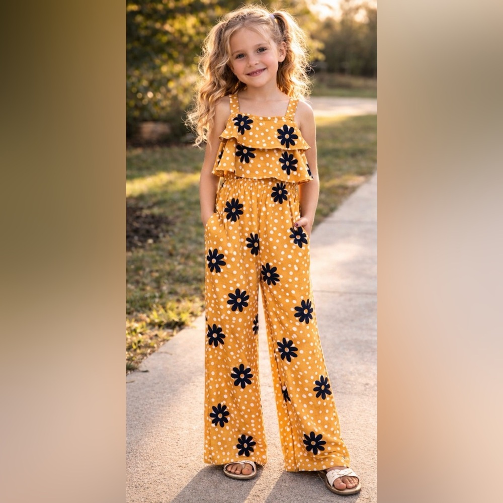 NWT Shop Stevie Girls Daisy Romper Size 5
